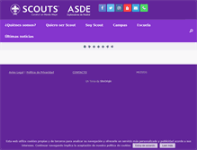 Tablet Screenshot of exploradoresdemadrid.org